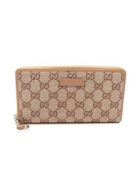 Gucci Gg Canvas Around Zipper Long #308074G42B